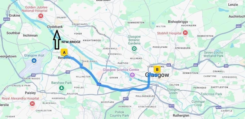 Glasgow Apartment Close To The Airport Renfrew Kültér fotó